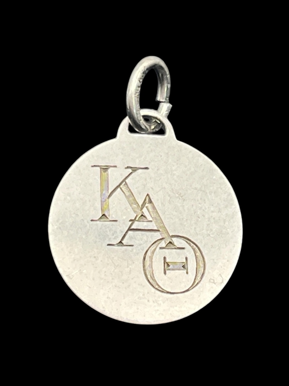 Kappa Alpha Theta sterling silver Greek sorority letters pendant for necklace